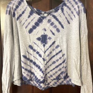 Free People Lightweight Tie Dye Top